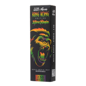FLYING MONKEY KING KONG LIVE RESIN DISPOSABLE 2.5G White Runtz